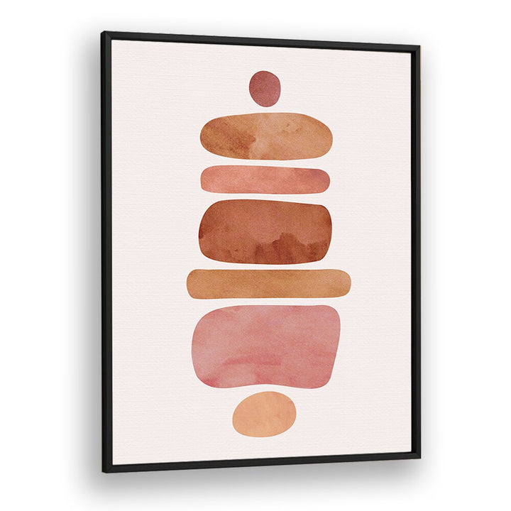 Stylish STACKED STONES, BOHO ART PRINTS by Kristian Gallagher, framed art to enhance your space with elegance.