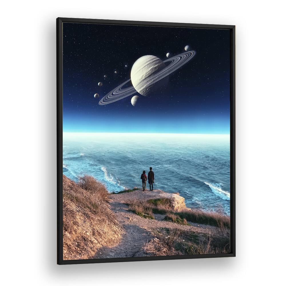 Explore the cosmos with "Staring Into Abyss, Surreal Art Prints" by Ritvik Takkar, a stunning visual masterpiece.