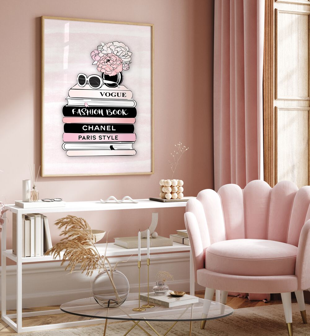 Stylish decor featuring STYLE BOOKS, FASHION POSTERS by Martina, perfect for any fashion-forward space.