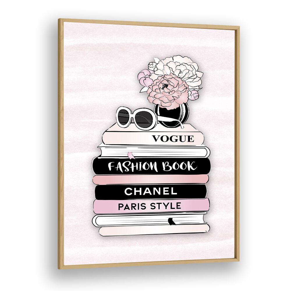 Stylish decor featuring STYLE BOOKS, FASHION POSTERS by Martina, showcasing elegance in fashion art.