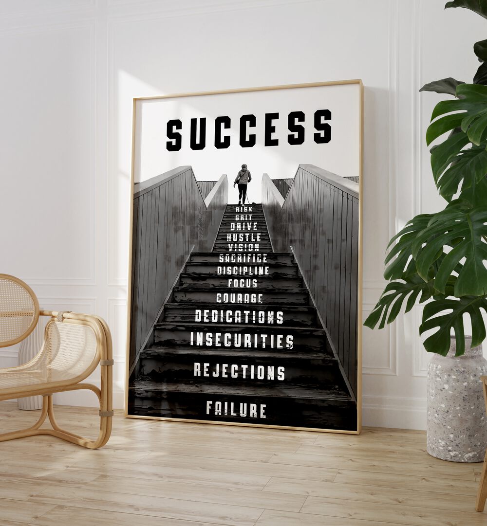 Inspire your space with SUCCESS II, QUOTES & TYPOGRAPHY POSTERS, designed to unlock your potential and motivate you.