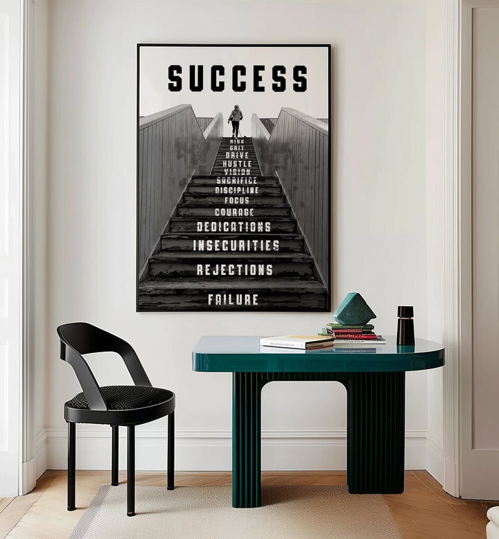 Transform your space with SUCCESS II, QUOTES typography poster, inspiring motivation and unlocking your potential.