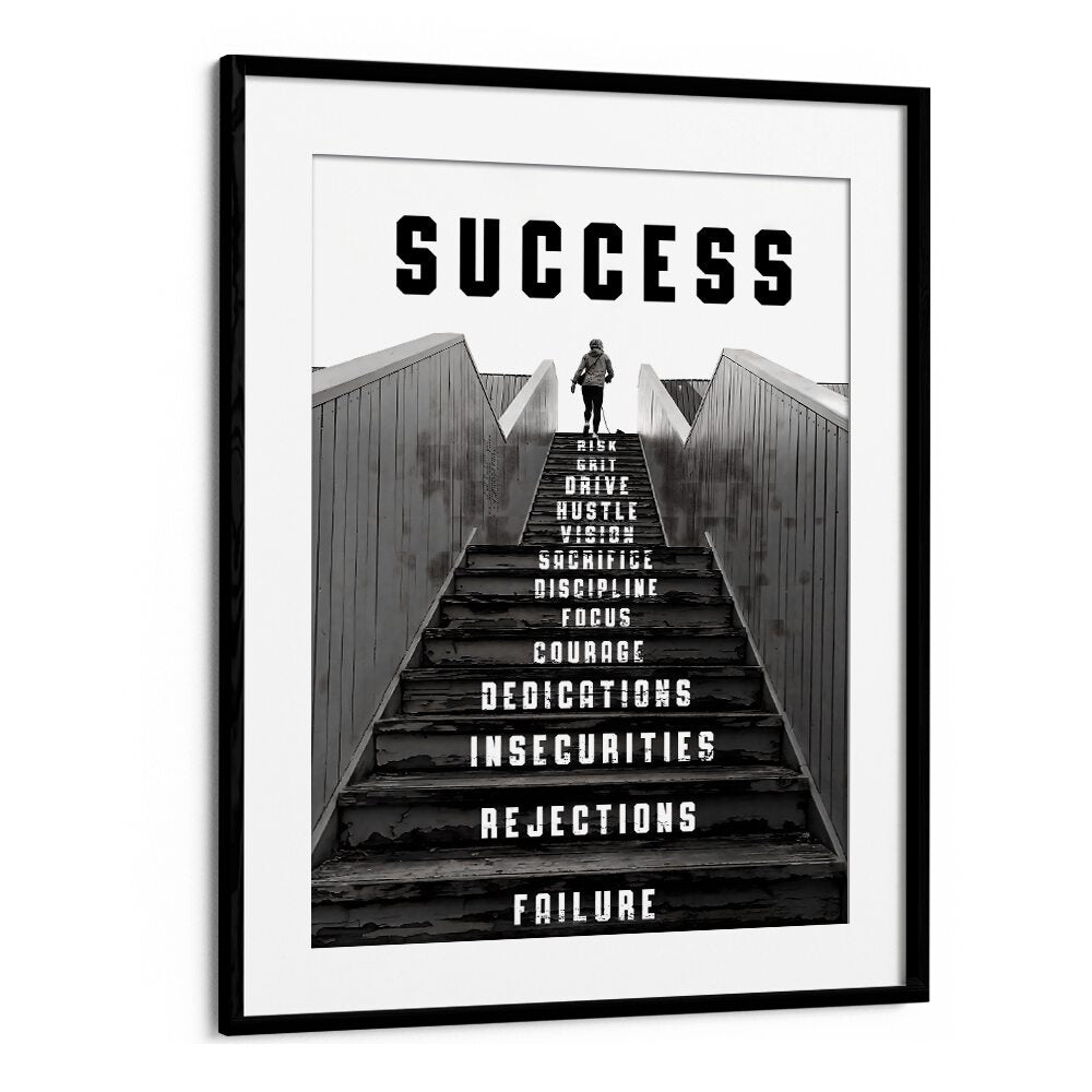 Transform your space with SUCCESS II, QUOTES typography poster, inspiring motivation and potential.