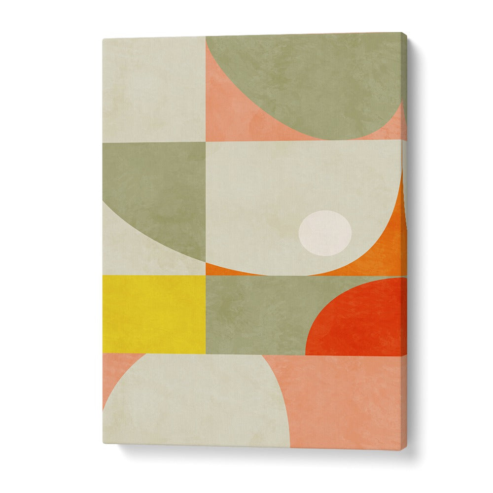 Vibrant SUMMER CIRCLE, ABSTRACT PAINTINGS by Ana Rut Bre, perfect for enhancing your space with modern elegance.