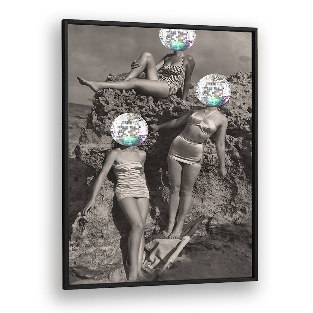 Elevate your decor with the SUMMER DISCO VIBE, ALTERED ART PRINTS by The Art Concept, featuring vibrant energy and style.