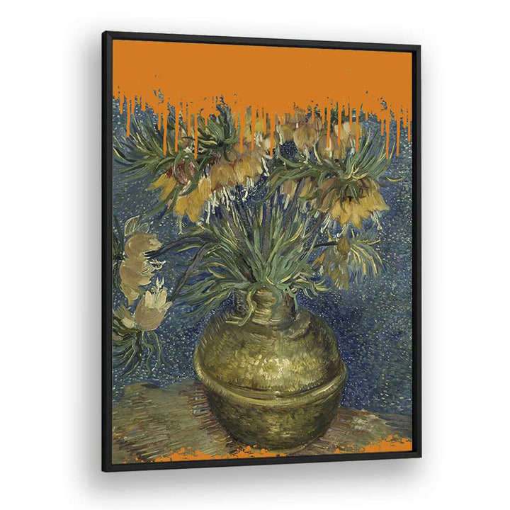 Transform your decor with SUNFLOWERS AND THE SPLASH, ALTERED ART PRINTS, a vibrant Van Gogh-inspired artwork.