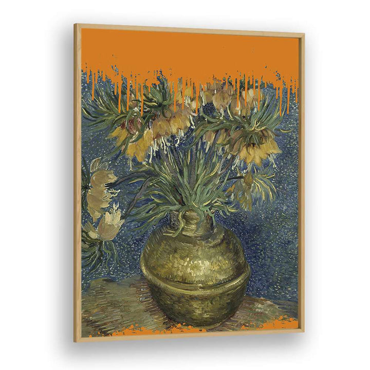 Transform your space with SUNFLOWERS AND THE SPLASH, ALTERED ART PRINTS featuring Van Gogh's vibrant style.