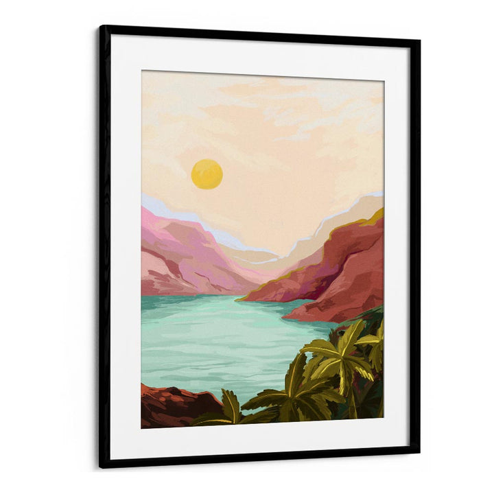 Captivating SUNNY PARADISE, LANDSCAPE PAINTINGS by Goed Blauw, featuring serene views of a tranquil landscape.