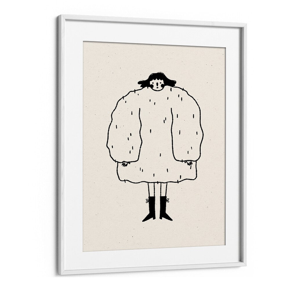 Cozy "Sweater Weather" wall art prints by Julia Leister, perfect for adding warmth to any space.