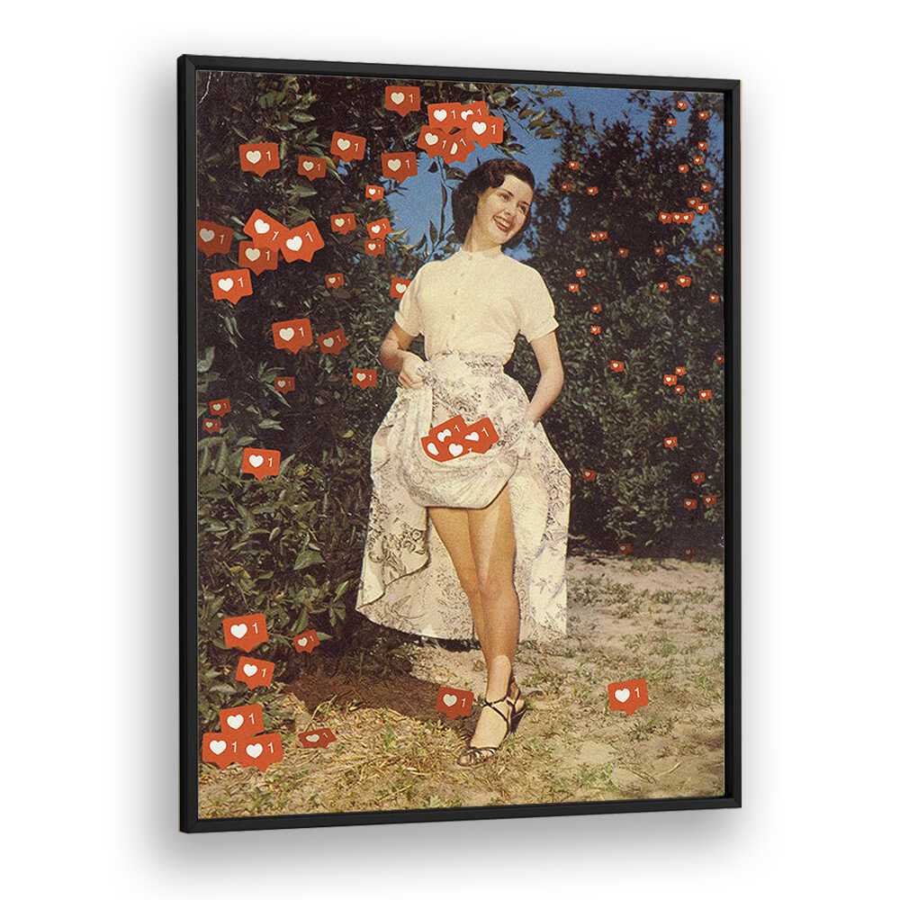 Bright and whimsical, THE ORCHARD OF ME, SURREAL ART PRINTS enhances any space with its unique charm from Vertigo Artography.