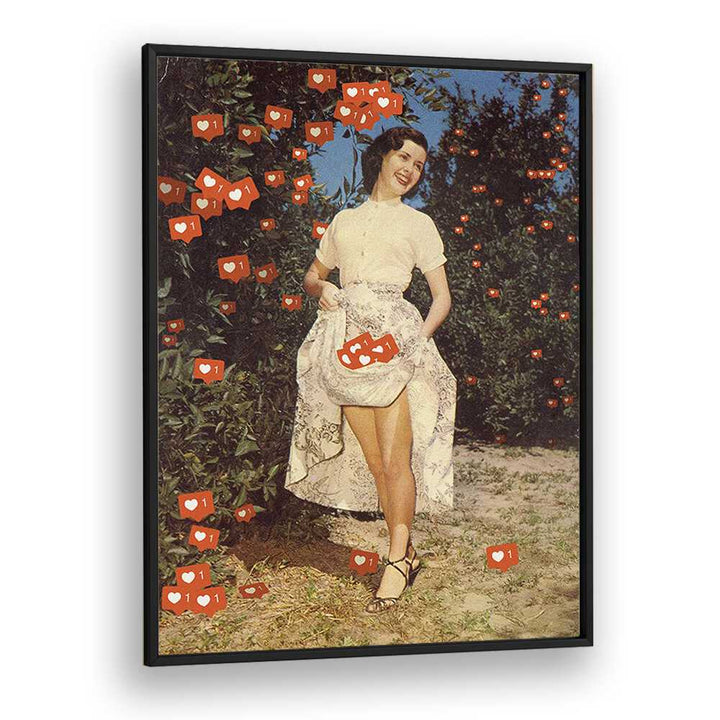 Bright and whimsical, THE ORCHARD OF ME, SURREAL ART PRINTS enhances any space with its unique charm from Vertigo Artography.