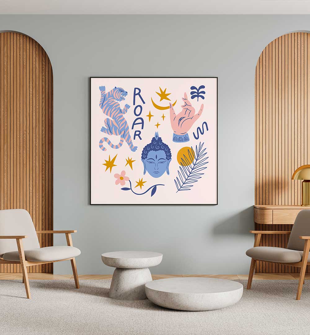 THE SPIRIT SERIES I , BOHO ART PAINTINGS