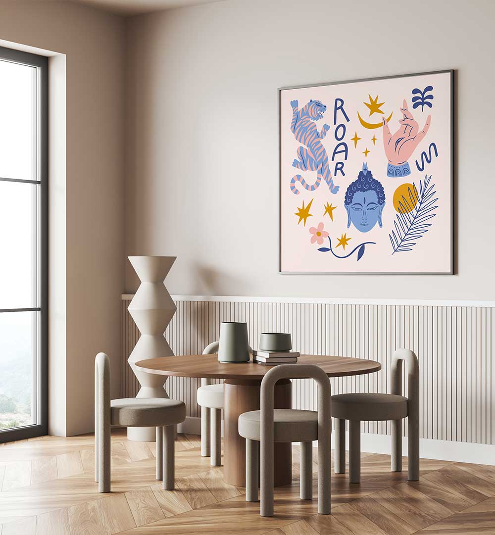 THE SPIRIT SERIES I , BOHO ART PAINTINGS