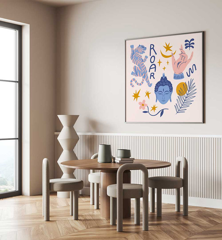 THE SPIRIT SERIES I , BOHO ART PAINTINGS