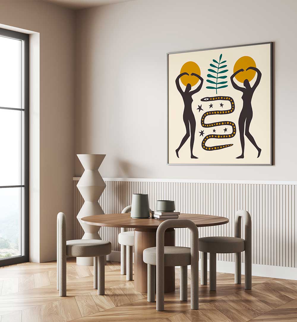 THE SPIRIT SERIES IV , BOHO ART PAINTINGS