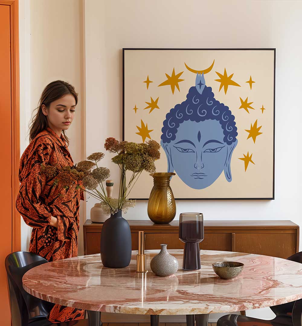 THE SPIRIT SERIES IX , BOHO ART PAINTINGS