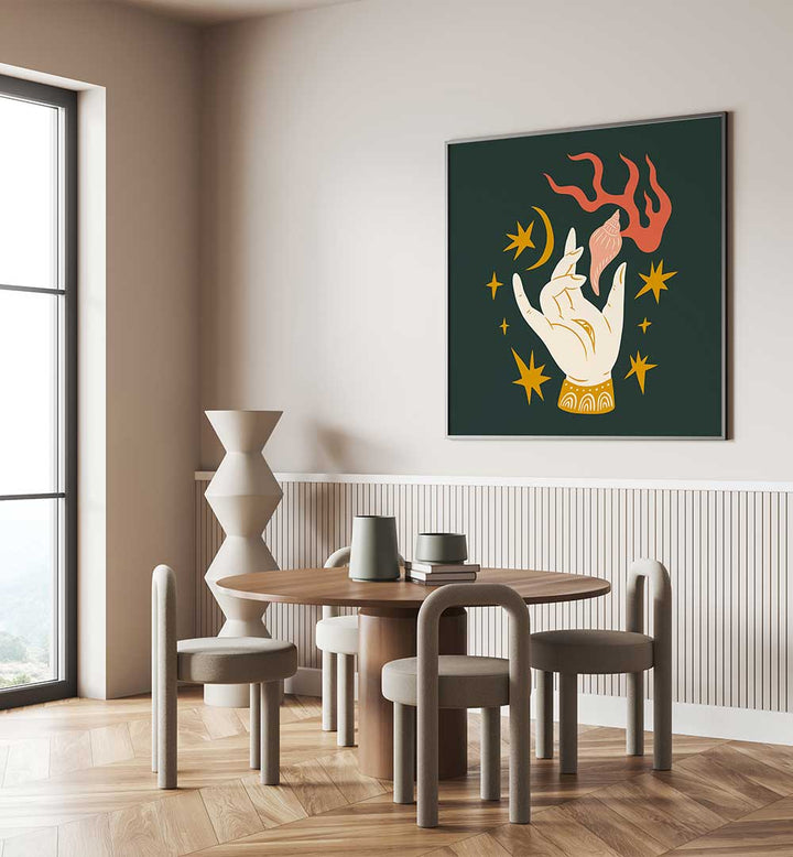 THE SPIRIT SERIES V , BOHO ART PAINTINGS