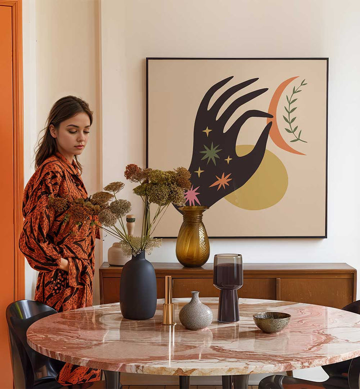 THE SPIRIT SERIES VI , BOHO ART PAINTINGS