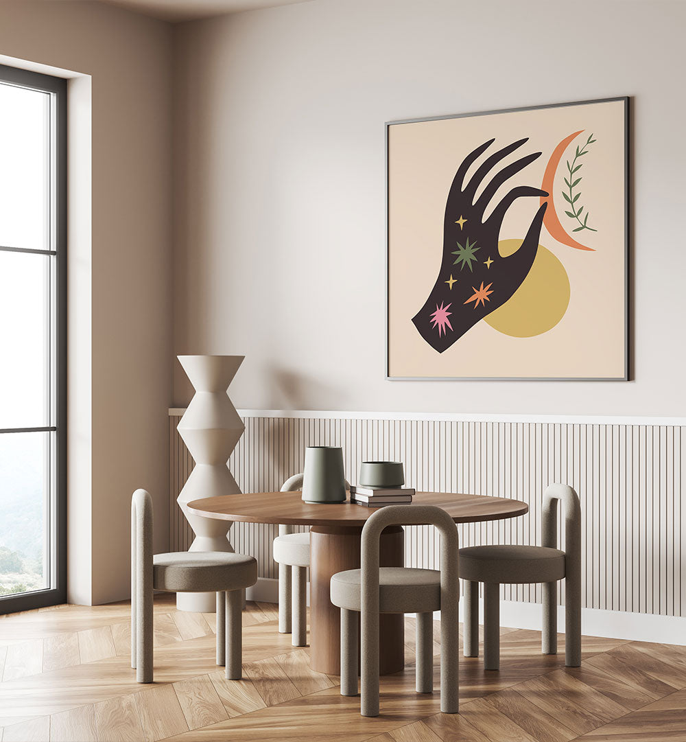 THE SPIRIT SERIES VI , BOHO ART PAINTINGS