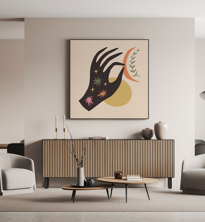 THE SPIRIT SERIES VI , BOHO ART PAINTINGS