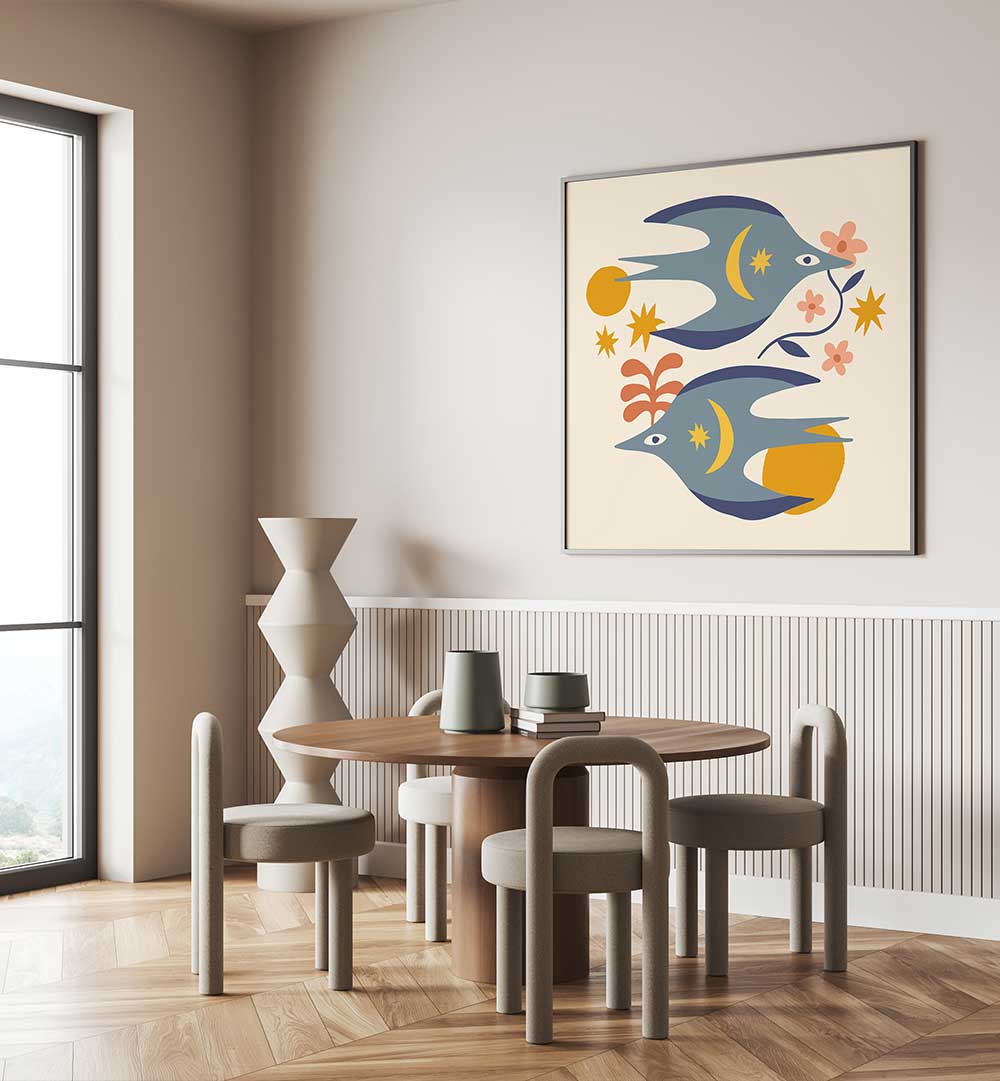 THE SPIRIT SERIES XXV , BOHO ART PAINTINGS