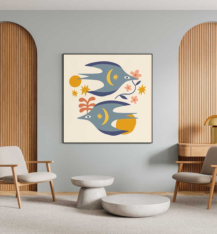 THE SPIRIT SERIES XXV , BOHO ART PAINTINGS