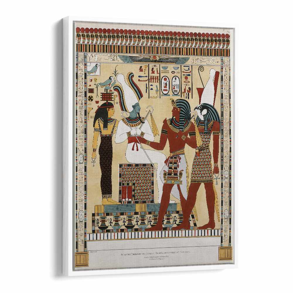Stunning artwork showcasing THE TOMB OF PSAMMUTHIS ILLUSTRATION FROM THE KINGS TOMBS IN THEBES (1778-1823), EGYPTIAN ART PAINTINGS.