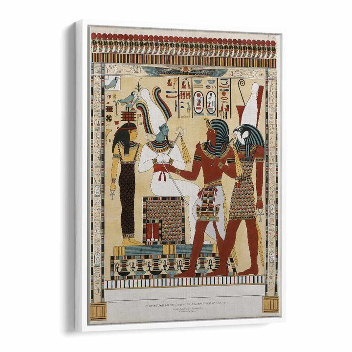 Stunning artwork showcasing THE TOMB OF PSAMMUTHIS ILLUSTRATION FROM THE KINGS TOMBS IN THEBES (1778-1823), EGYPTIAN ART PAINTINGS.