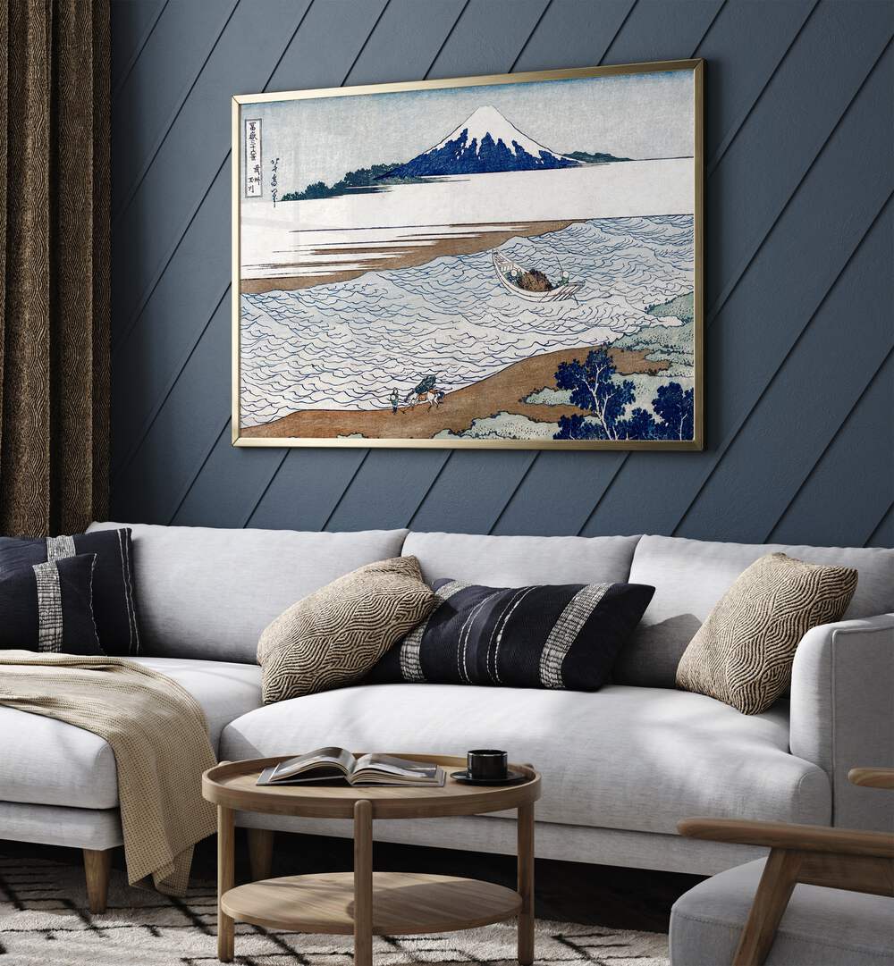 THE JEWEL RIVER IN MUSASHI , VINTAGE PAINTINGS