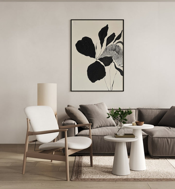 Elegant decor featuring THE MUTUAL FEELING - II, FLORAL FLOWER PAINTINGS, enhancing modern living spaces beautifully.