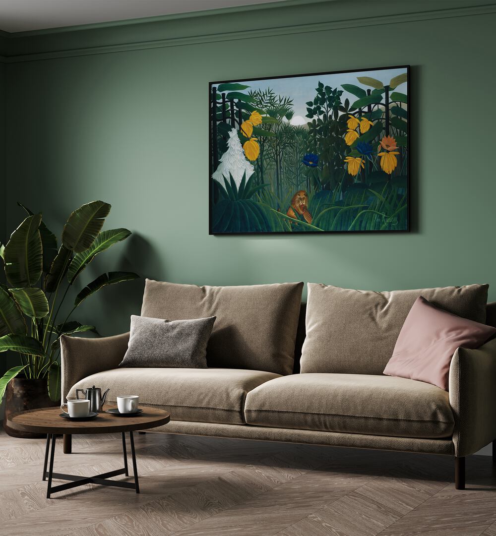 THE REPAST OF THE LION , VINTAGE PAINTINGS