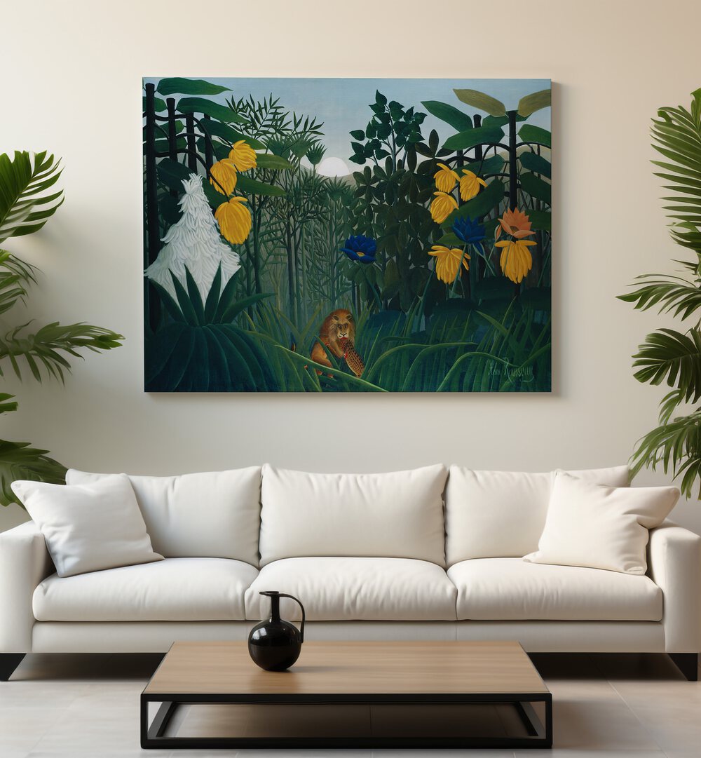 THE REPAST OF THE LION , VINTAGE PAINTINGS