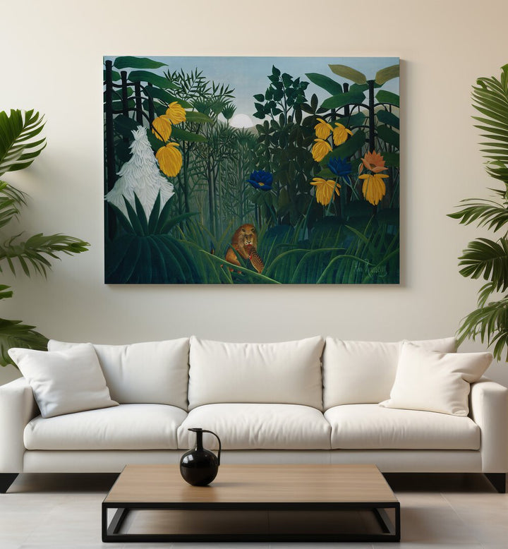 THE REPAST OF THE LION , VINTAGE PAINTINGS