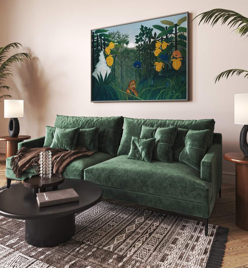 THE REPAST OF THE LION , VINTAGE PAINTINGS