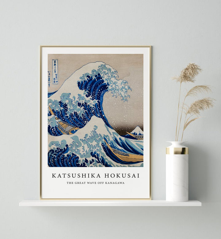 THE WAVE OFF KANAGAWA , VINTAGE PAINTINGS