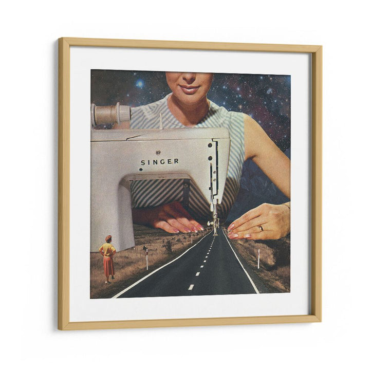 Surreal art prints showcase "This Is How A Road Gets Made," redefining your space with Vertigo Artography's creativity.
