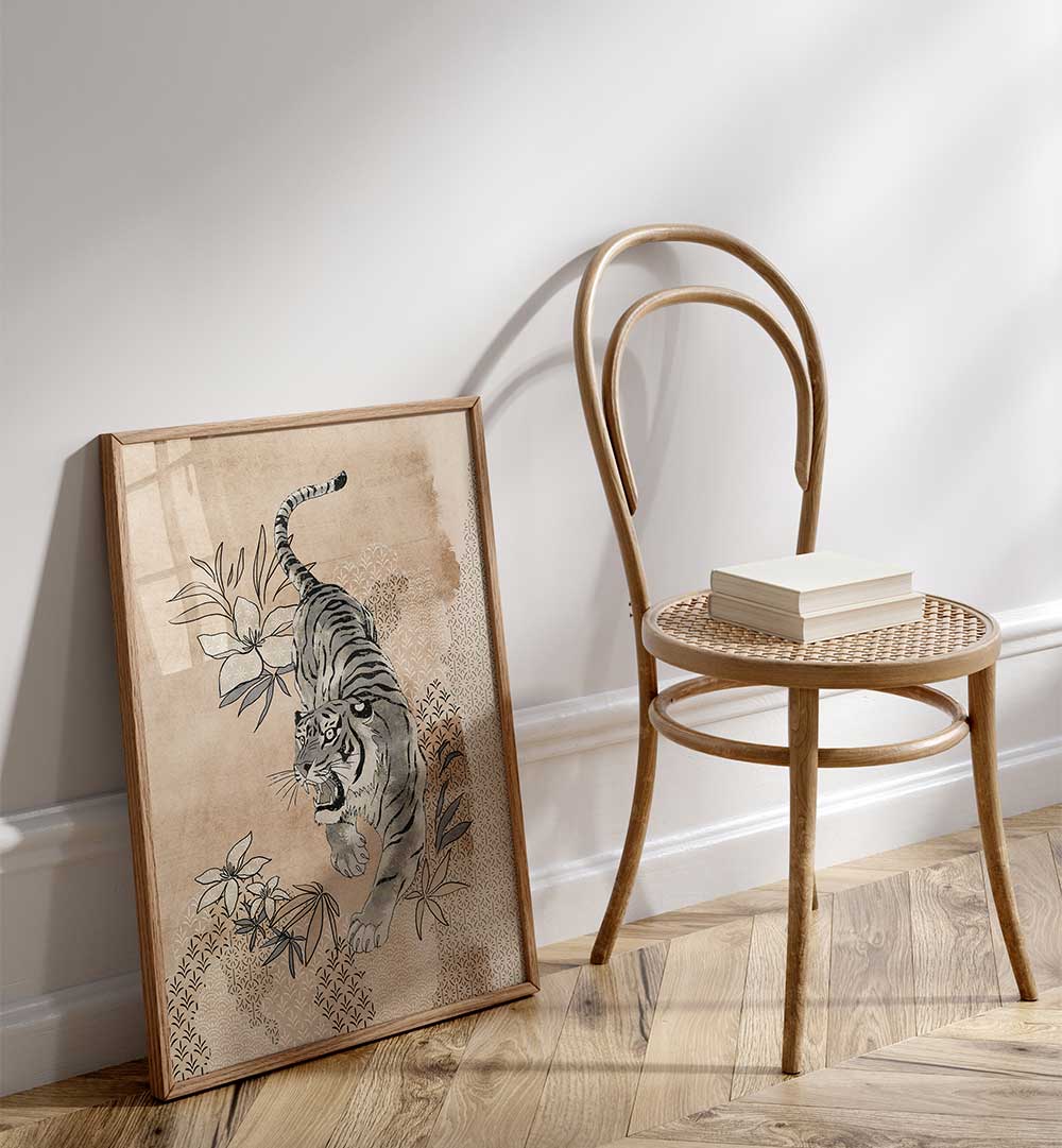 TIGER SPIRIT I , ANIMAL PAINTINGS