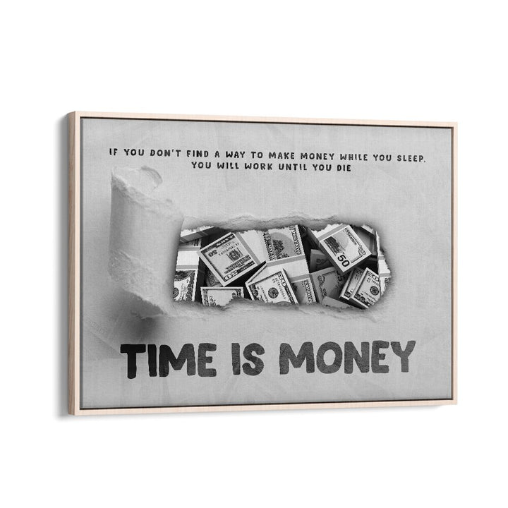 Transform your space with TIME IS MONEY, MONEY POSTERS featuring motivational quotes and striking designs.