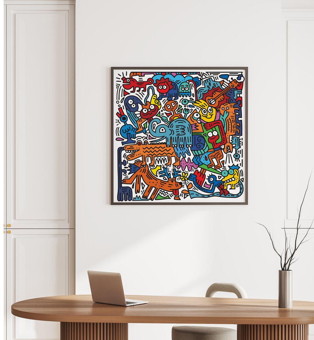 Vibrant TOONY CARNIVAL, COMIC POSTERS by Asianmonk adding energy and whimsy to your space. Perfect wall art!