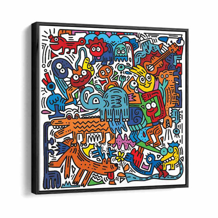 Vibrant TOONY CARNIVAL COMIC POSTERS by Asianmonk, perfect for adding whimsy to any room's decor.