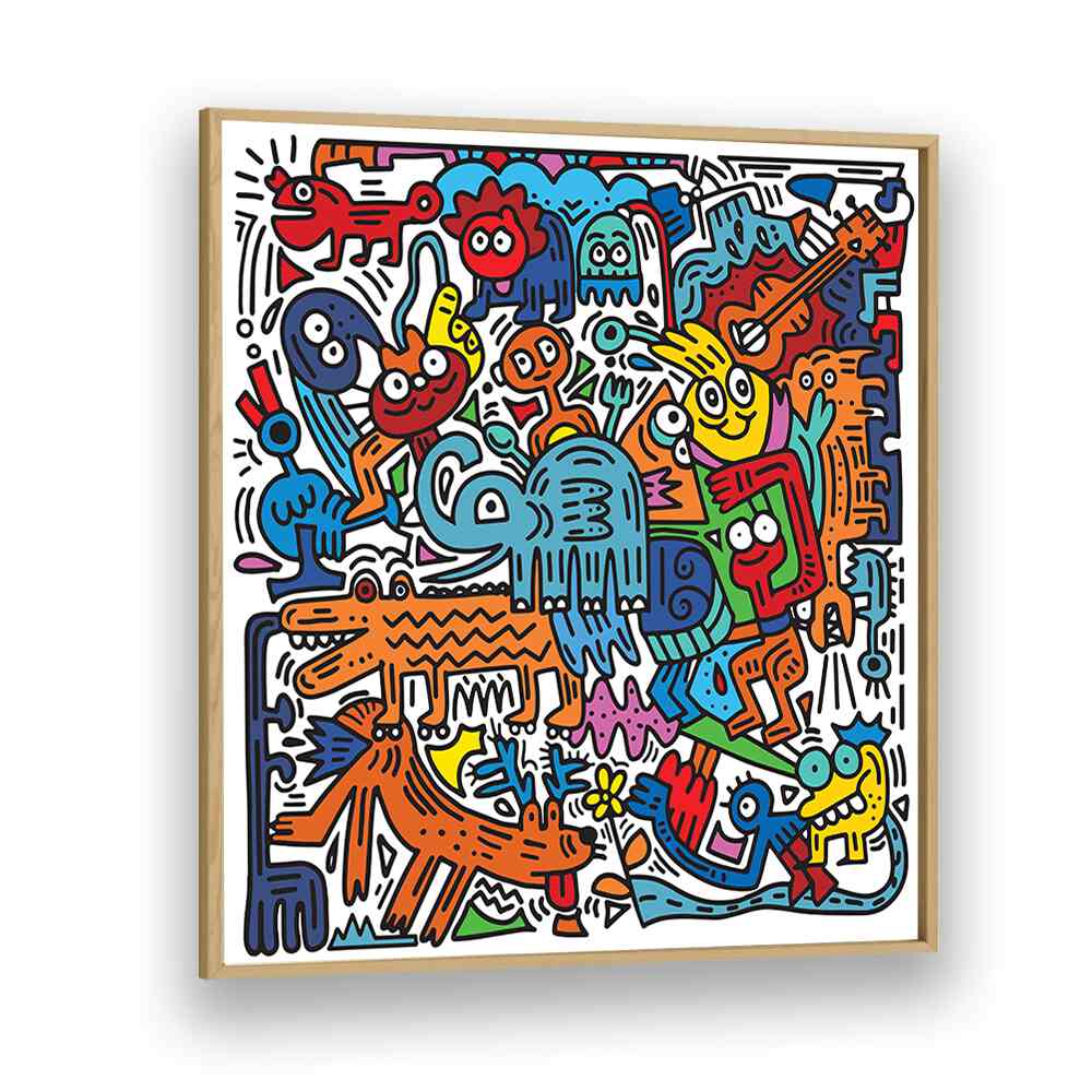 Vibrant TOONY CARNIVAL COMIC POSTERS by Asianmonk, perfect for adding whimsy to your space.