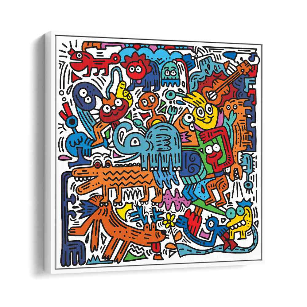 Vibrant TOONY CARNIVAL, COMIC POSTERS by Asianmonk, perfect for adding energy and whimsy to any space.