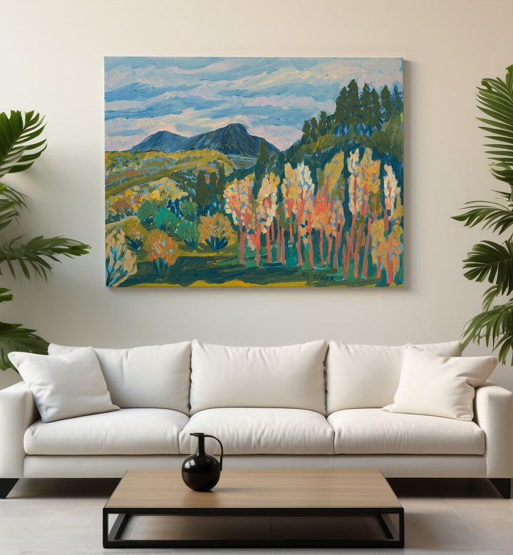 Vibrant TREES OF FALL, LANDSCAPE PAINTINGS enhancing living spaces with the beauty of autumn colors and serene landscapes.