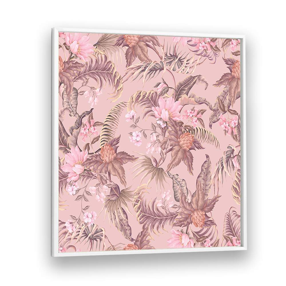 Vibrant TROPICAL FLOWERS in a stunning floral painting, perfect for nature lovers and home decor enthusiasts.