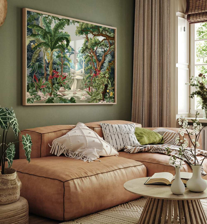 Vibrant TROPICAL JUNGLE, FLORAL FLOWER PAINTINGS enhance your living space with lush botanical beauty.