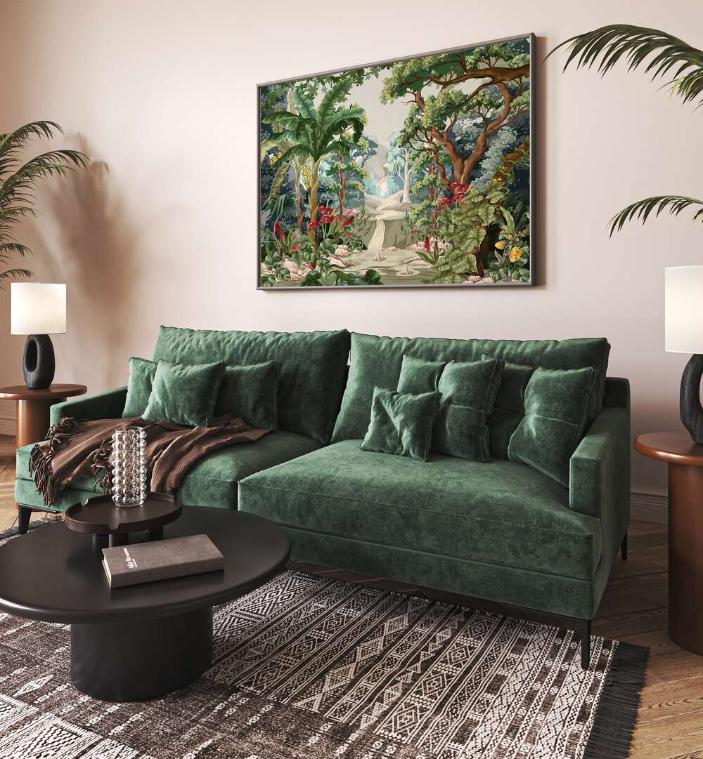 Vibrant TROPICAL JUNGLE, FLORAL FLOWER PAINTINGS enhance your space with lush colors and natural beauty.