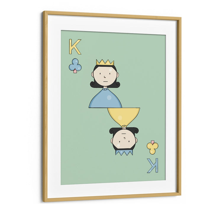 Framed TAASH - PLAYING CARDS, GAMING POSTERS by Samridhi Sharma, showcasing vibrant designs on premium canvas.