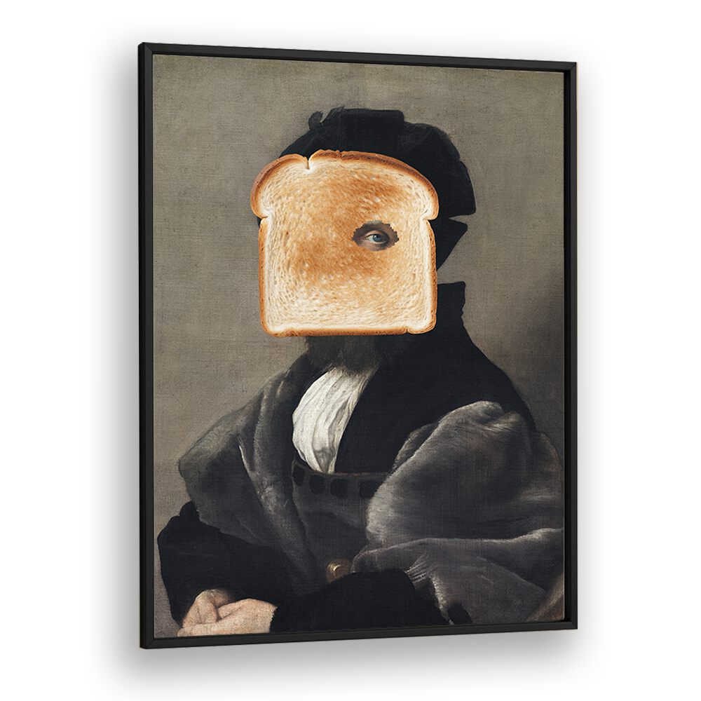 Unique TAC, ALTERED ART PRINTS in a sleek black frame, adding modern style and energy to your space.