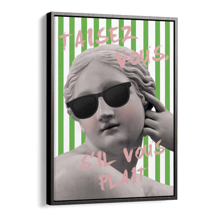 Stylish TAISR VOUE, ALTERED ART PRINTS by Grace Digital Art Co, featuring a modern twist on classical sculpture.