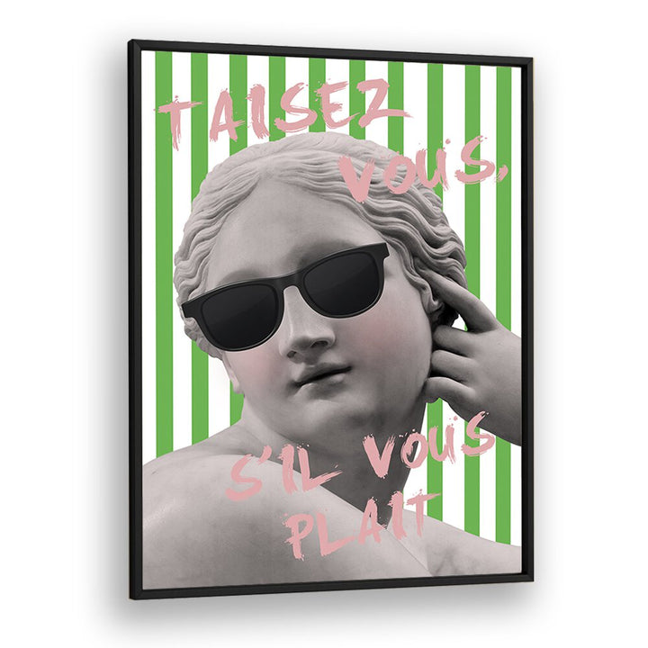 Stylish TAISR VOUE, ALTERED ART PRINTS elegantly framed, perfect for enhancing your living space with unique art.